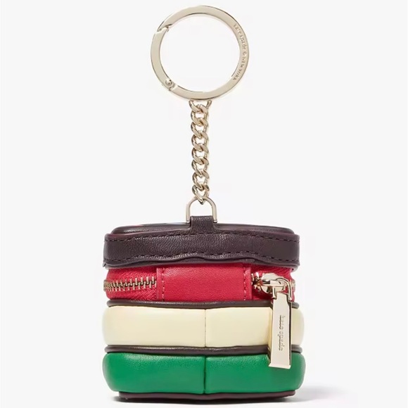 NWT-Kate Spade-Dolci 3-D Rainbow 🌈 Cookie 🍪 Coin Purse/Keychain/Bag Charm-$129 - Picture 8 of 9